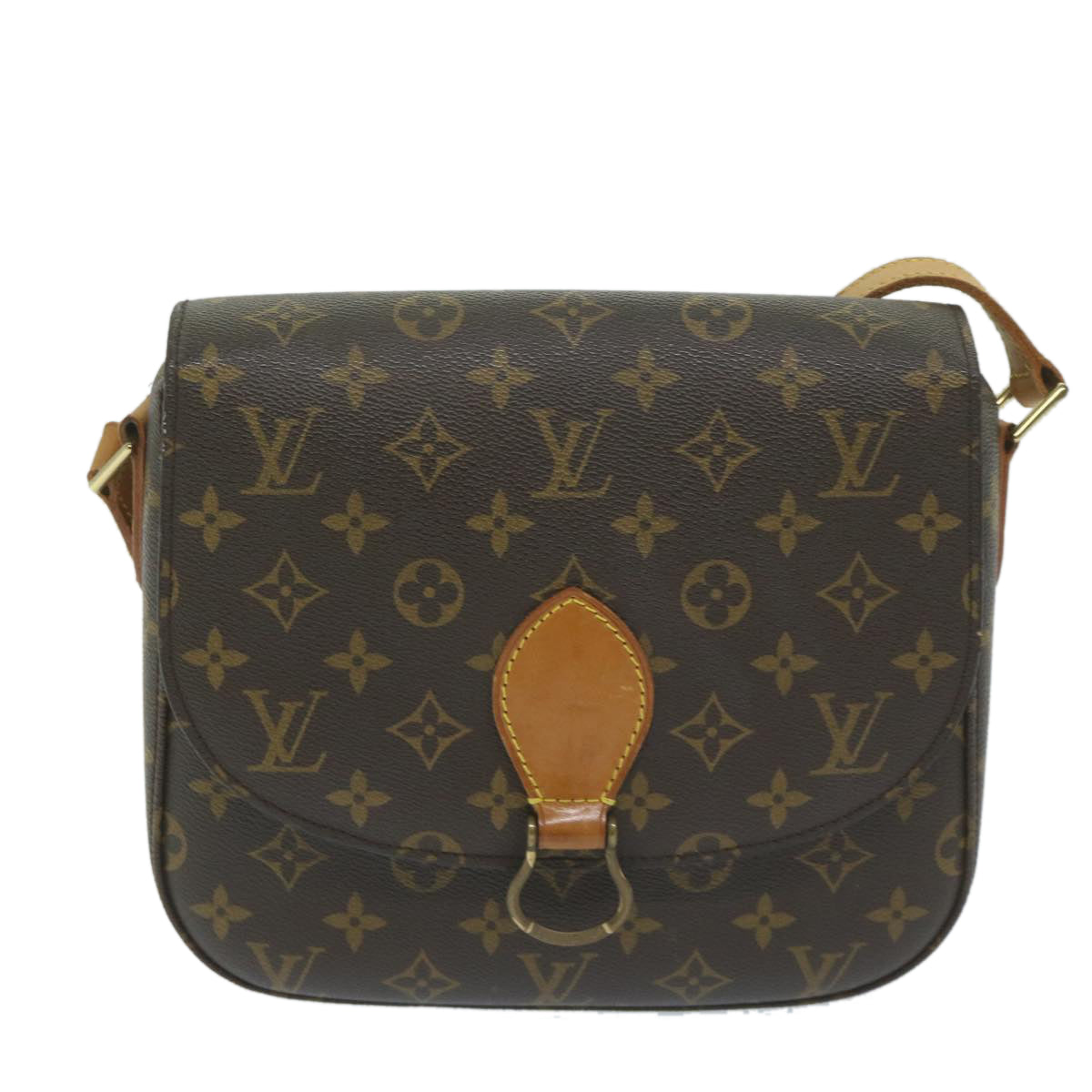 LOUIS VUITTON Monogram Saint Cloud GM Shoulder Bag M51242 LV yk10092