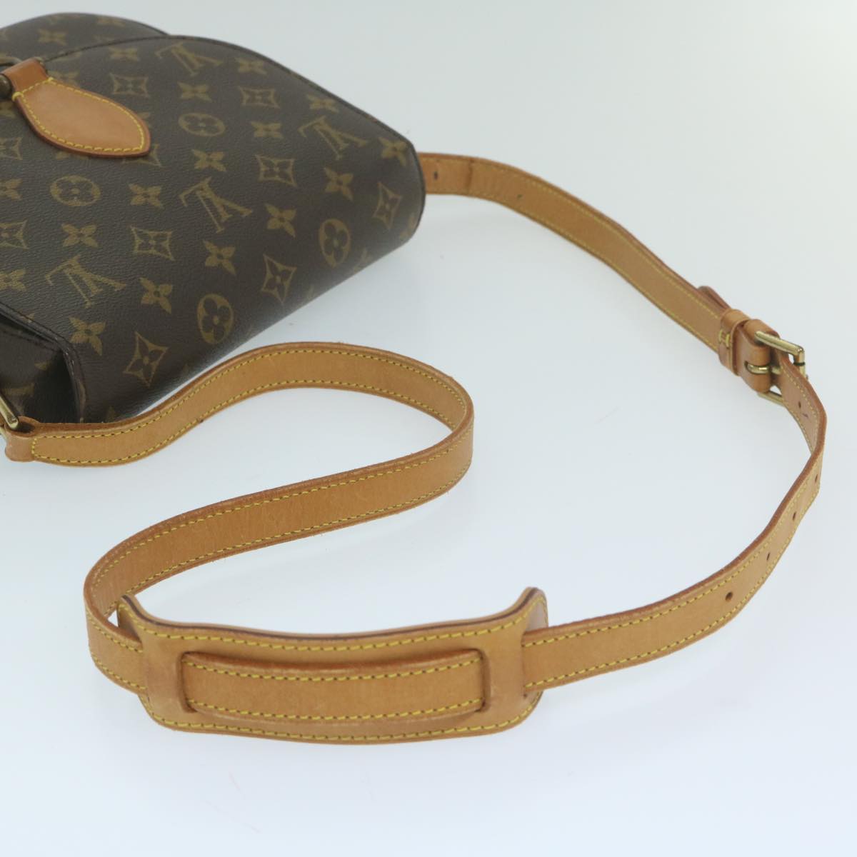LOUIS VUITTON Monogram Saint Cloud GM Shoulder Bag M51242 LV yk10092