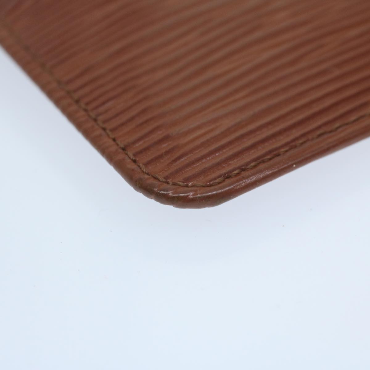 LOUIS VUITTON Epi Pochette Cles Coin Purse Brown M63803 LV yk10100