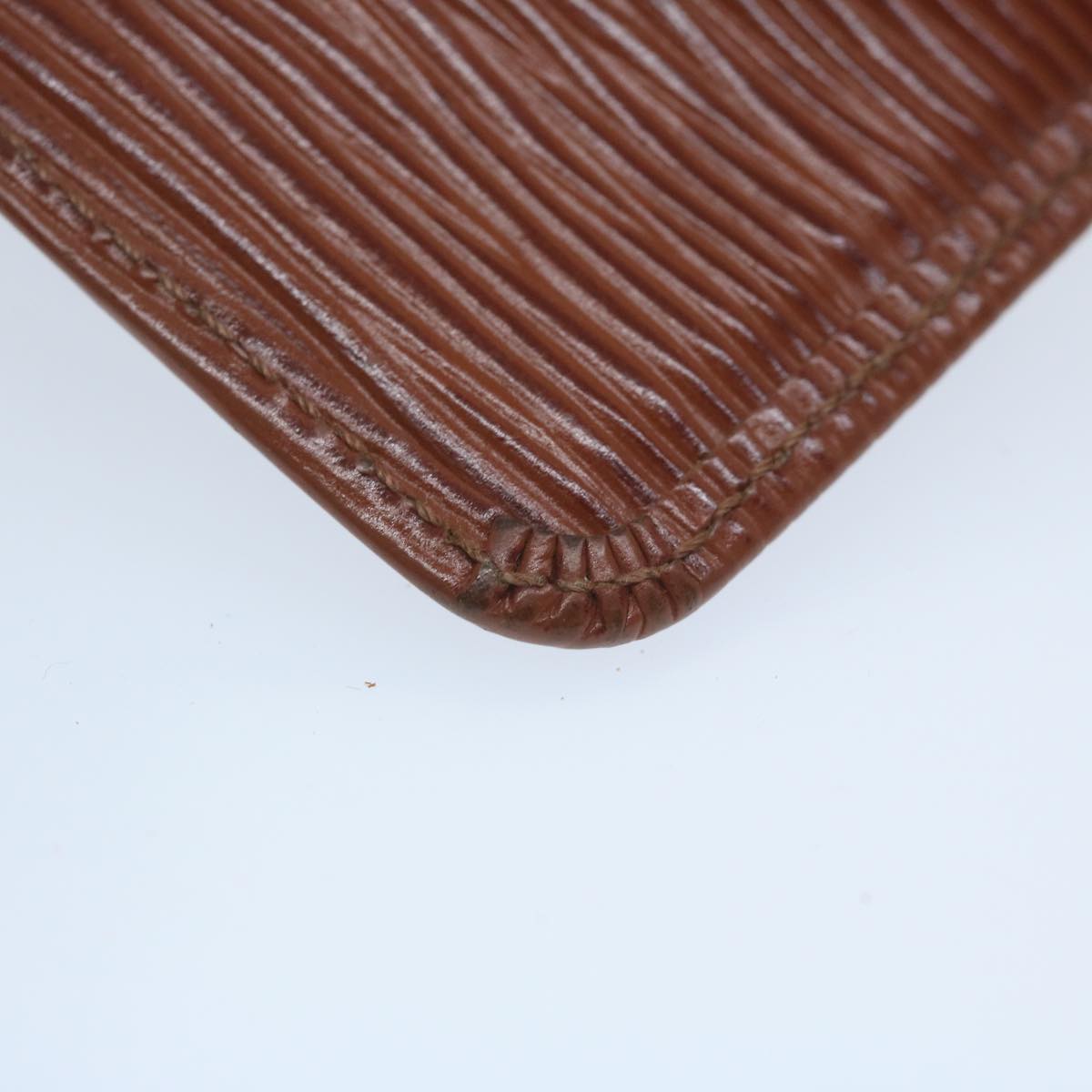 LOUIS VUITTON Epi Pochette Cles Coin Purse Brown M63803 LV yk10100