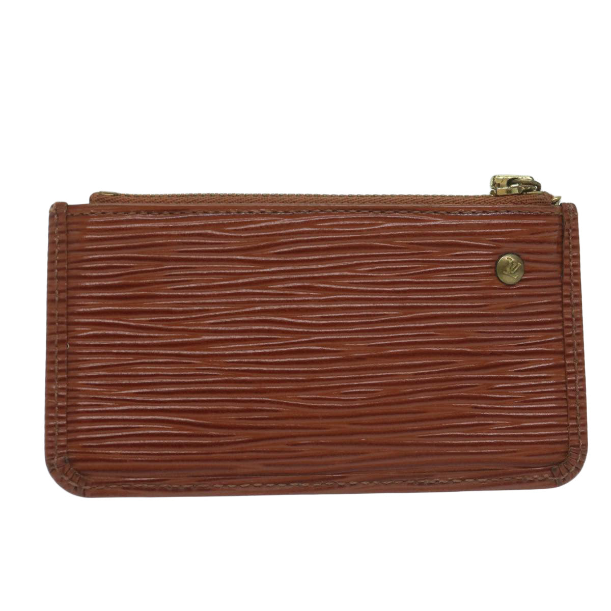 LOUIS VUITTON Epi Pochette Cles Coin Purse Brown M63803 LV yk10100