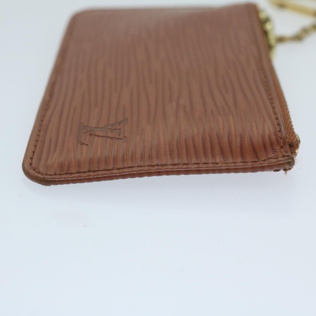 LOUIS VUITTON Epi Pochette Cles Coin Purse Brown M63803 LV yk10100