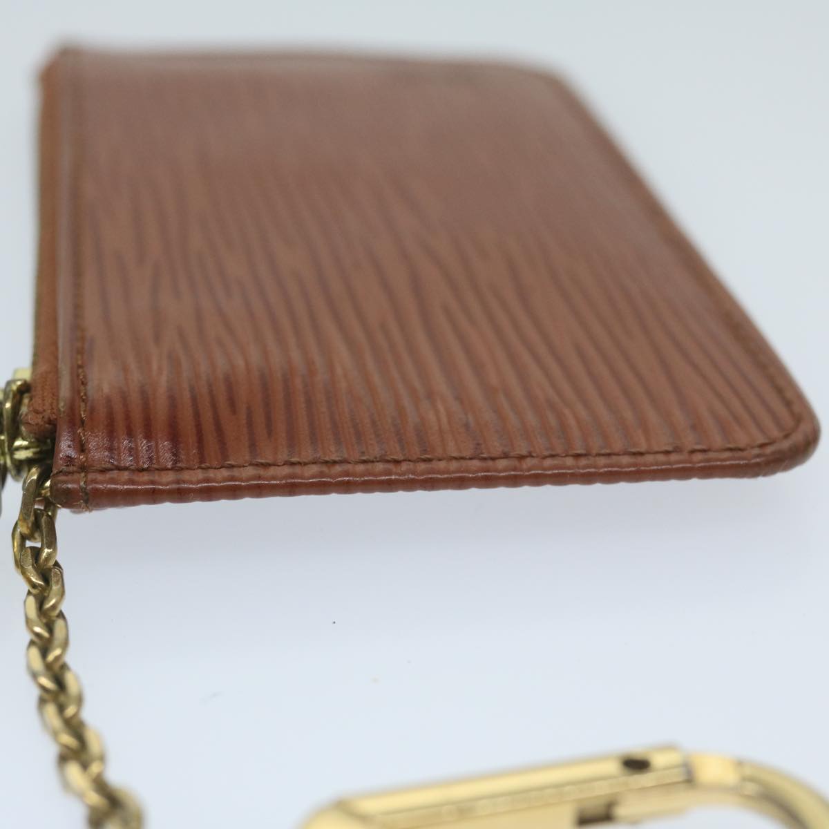 LOUIS VUITTON Epi Pochette Cles Coin Purse Brown M63803 LV yk10100