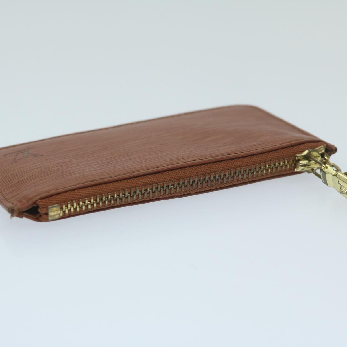 LOUIS VUITTON Epi Pochette Cles Coin Purse Brown M63803 LV yk10100