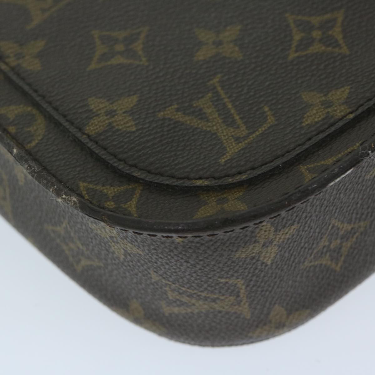 LOUIS VUITTON Monogram Saint Cloud GM Shoulder Bag M51242 LV yk10138