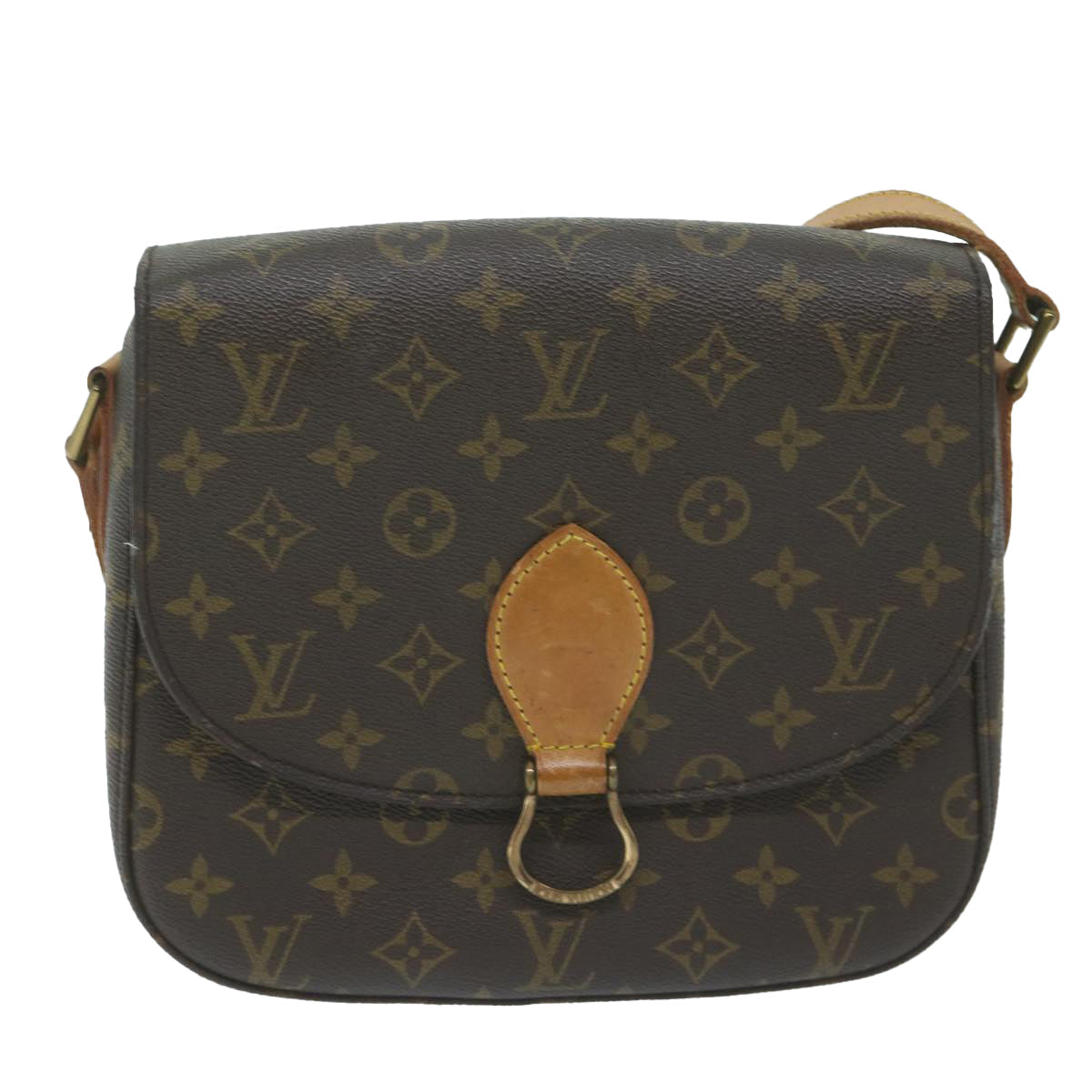 LOUIS VUITTON Monogram Saint Cloud GM Shoulder Bag M51242 LV yk10138