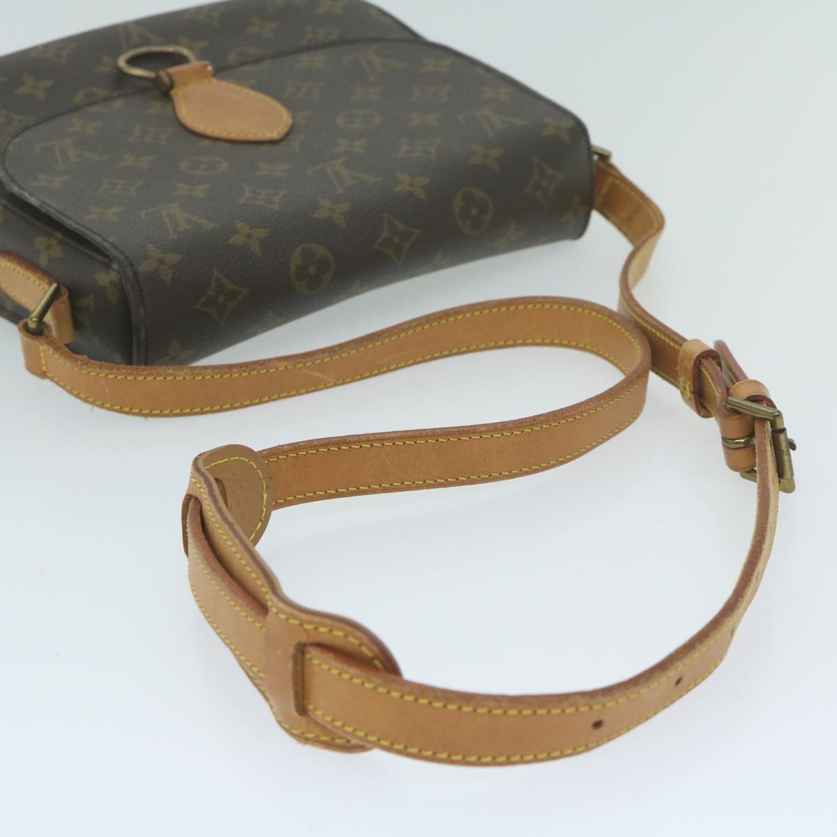 LOUIS VUITTON Monogram Saint Cloud GM Shoulder Bag M51242 LV yk10138