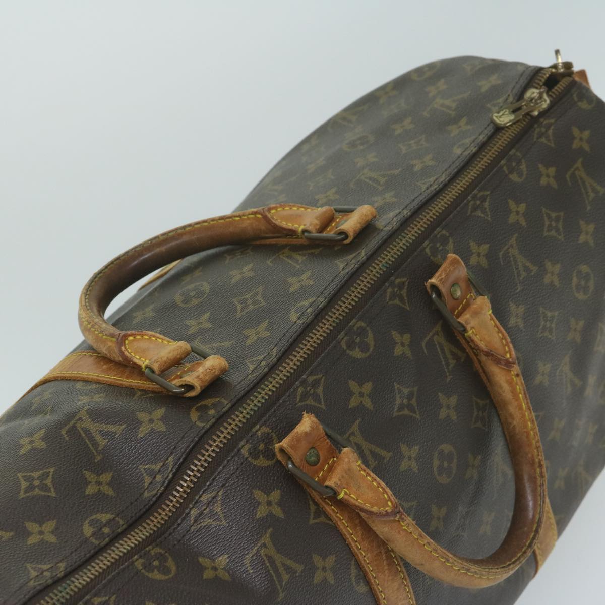 LOUIS VUITTON Monogram Keepall 50 Boston Bag M41426 LV yk10159