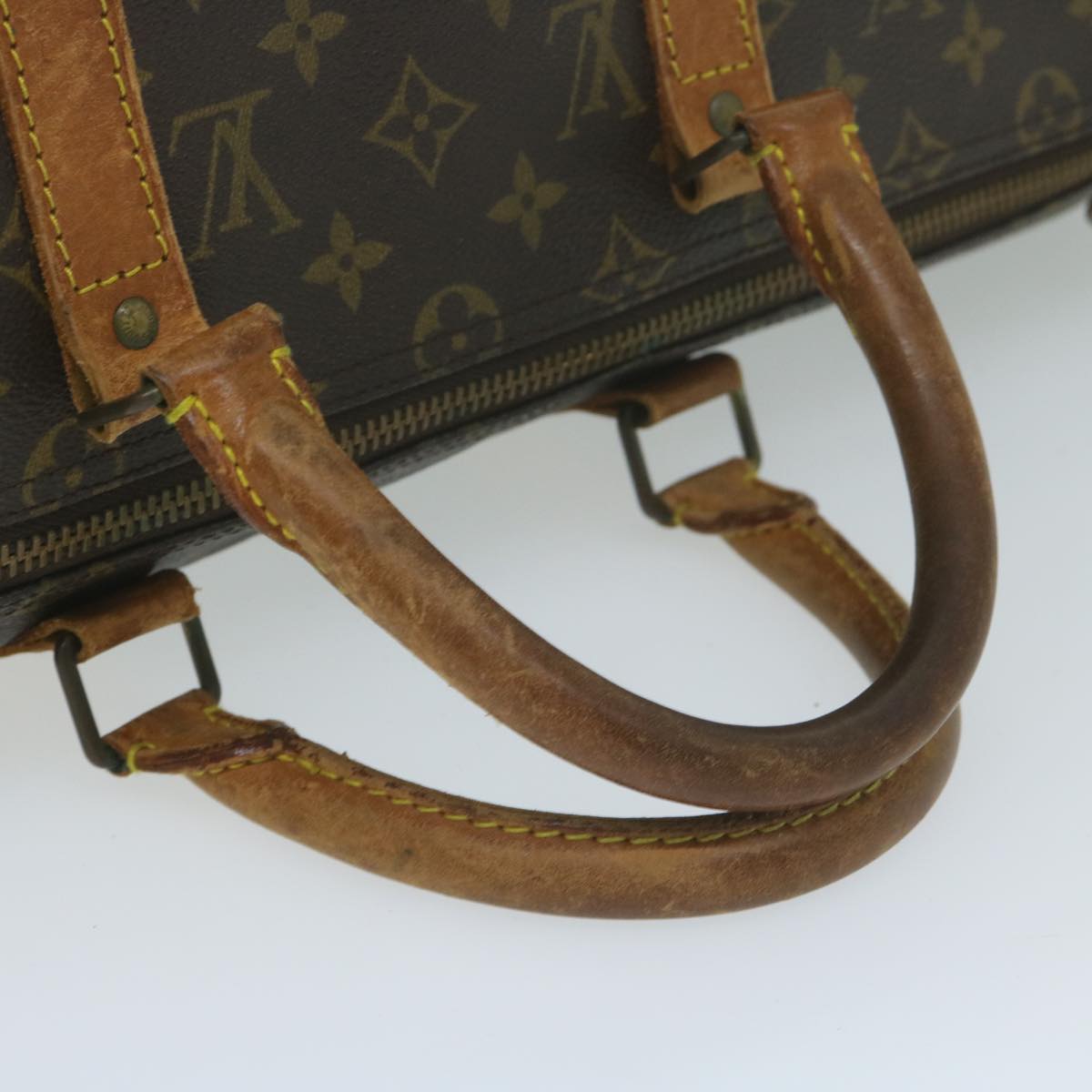LOUIS VUITTON Monogram Keepall 50 Boston Bag M41426 LV yk10159