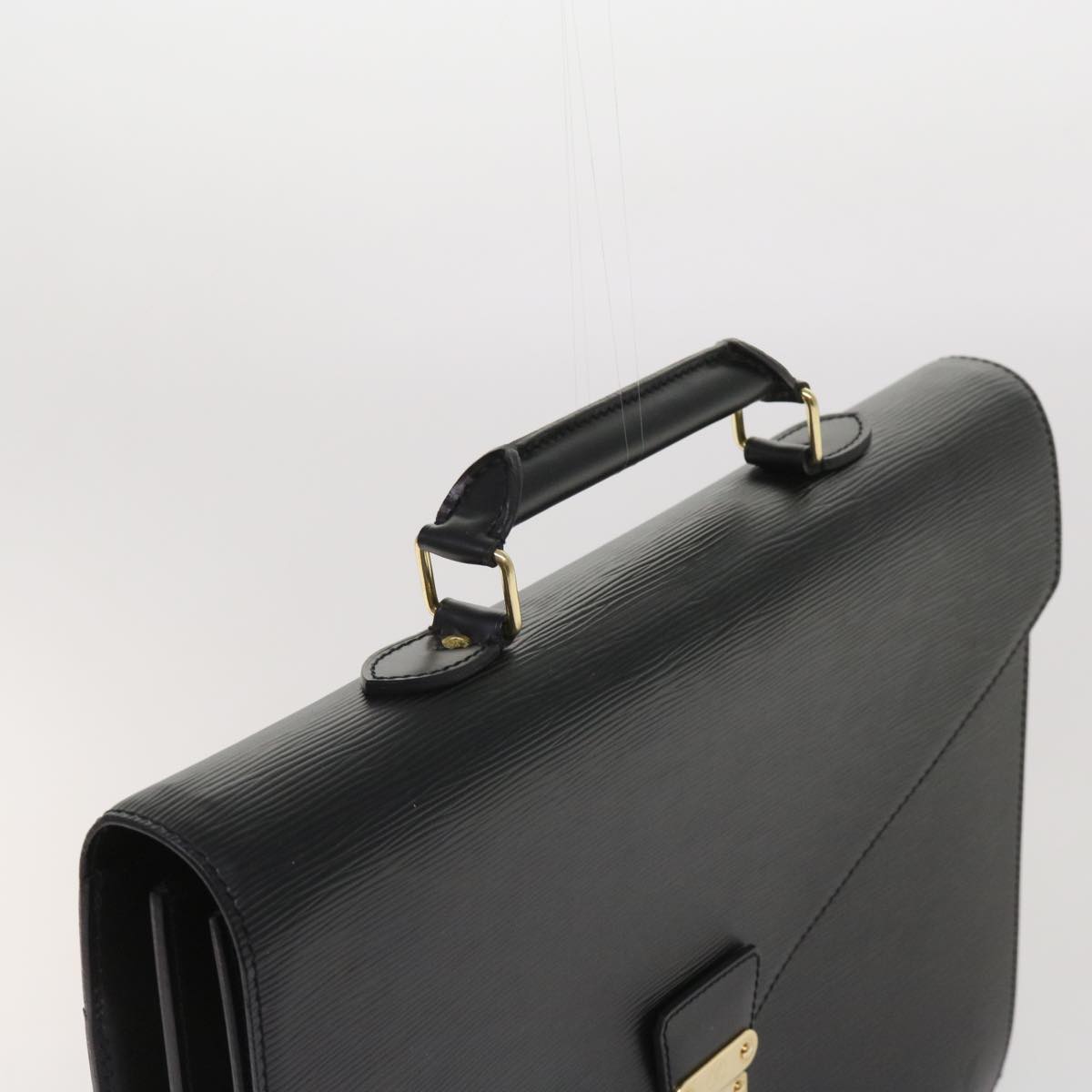 LOUIS VUITTON Epi Serviette Conseiller Briefcase Black M54422 LV yk10209