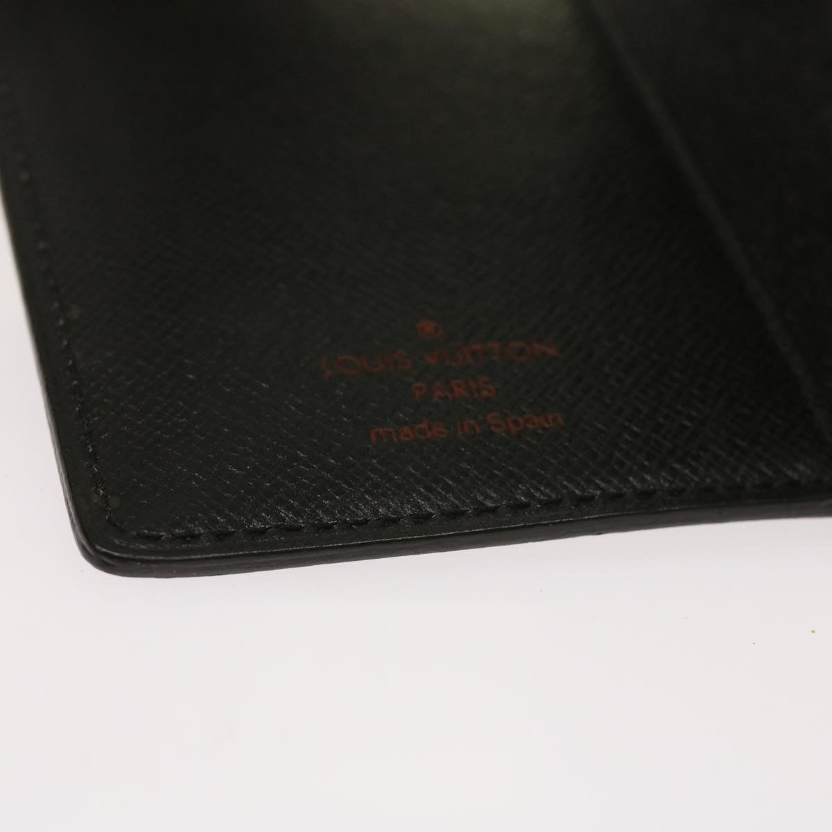 LOUIS VUITTON Epi Agenda PM Day Planner Cover Black R20052 LV yk10210