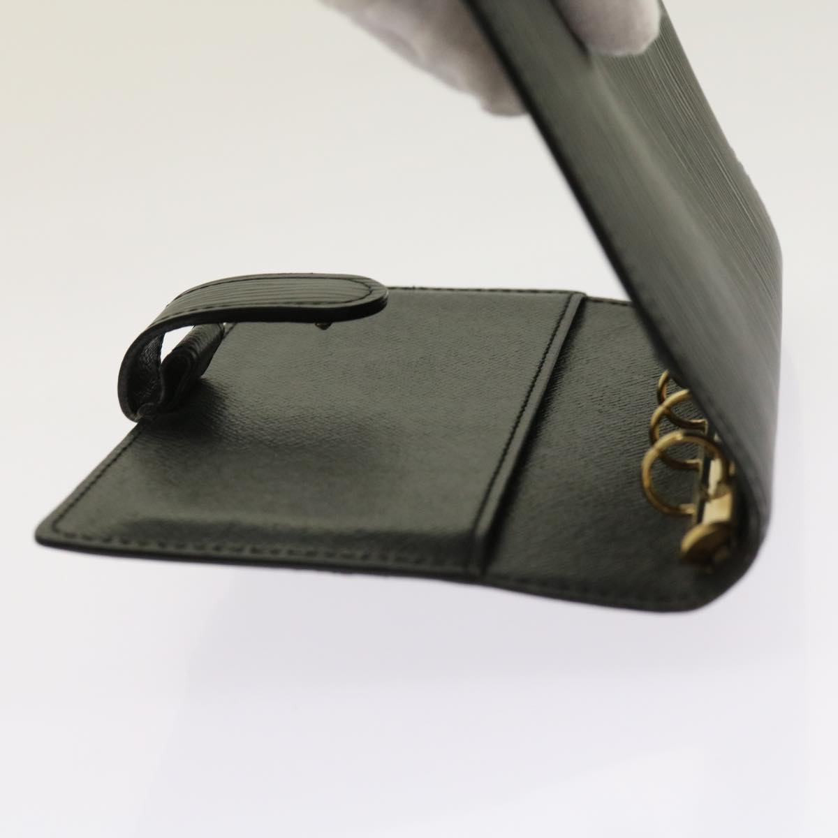 LOUIS VUITTON Epi Agenda PM Day Planner Cover Black R20052 LV yk10210