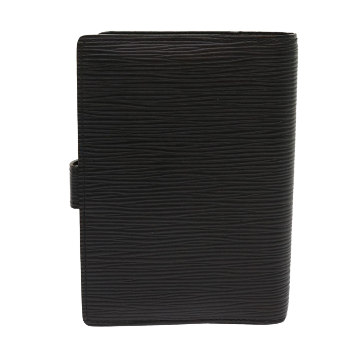 LOUIS VUITTON Epi Agenda PM Day Planner Cover Black R20052 LV yk10210
