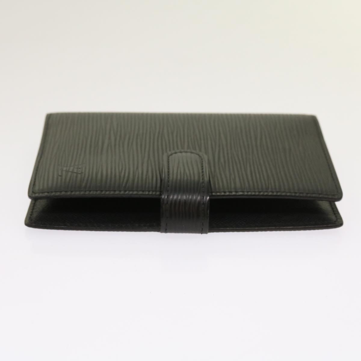 LOUIS VUITTON Epi Agenda PM Day Planner Cover Black R20052 LV yk10210