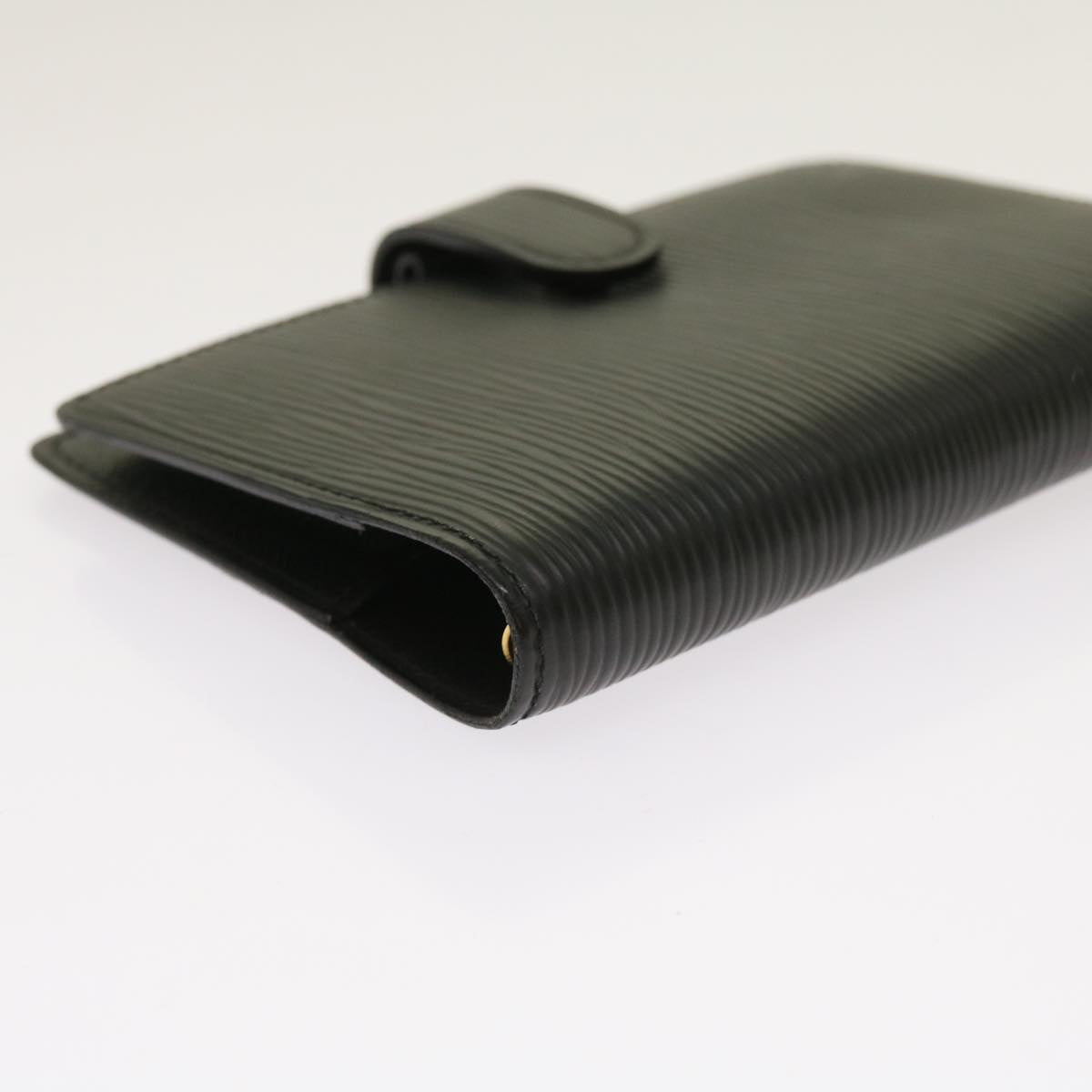 LOUIS VUITTON Epi Agenda PM Day Planner Cover Black R20052 LV yk10210