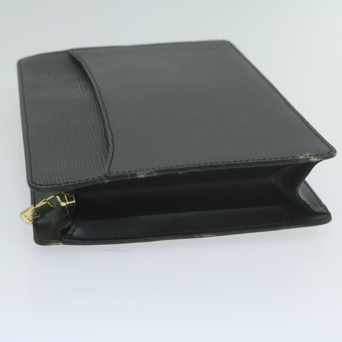 LOUIS VUITTON Epi Pochette Homme Clutch Bag Black M52522 LV yk10212