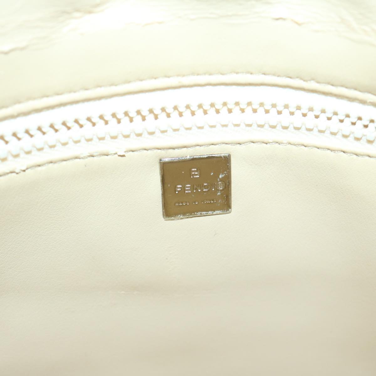 FENDI Zucca Canvas Hand Bag Brown yk10325