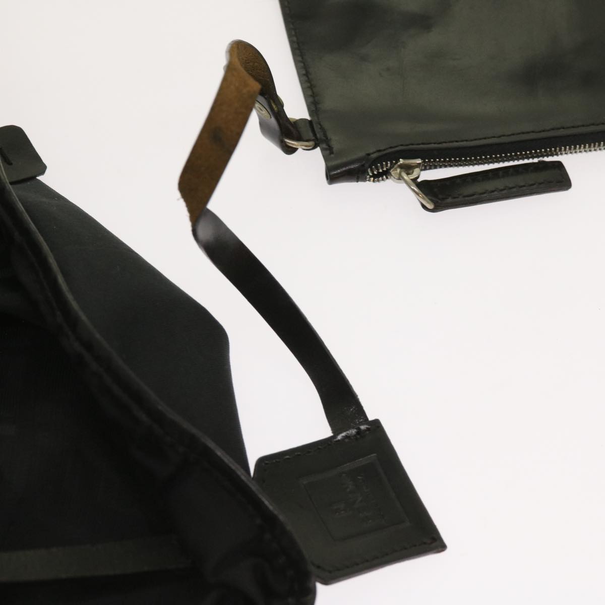 FENDI Zucca Canvas Tote Bag Black yk10394