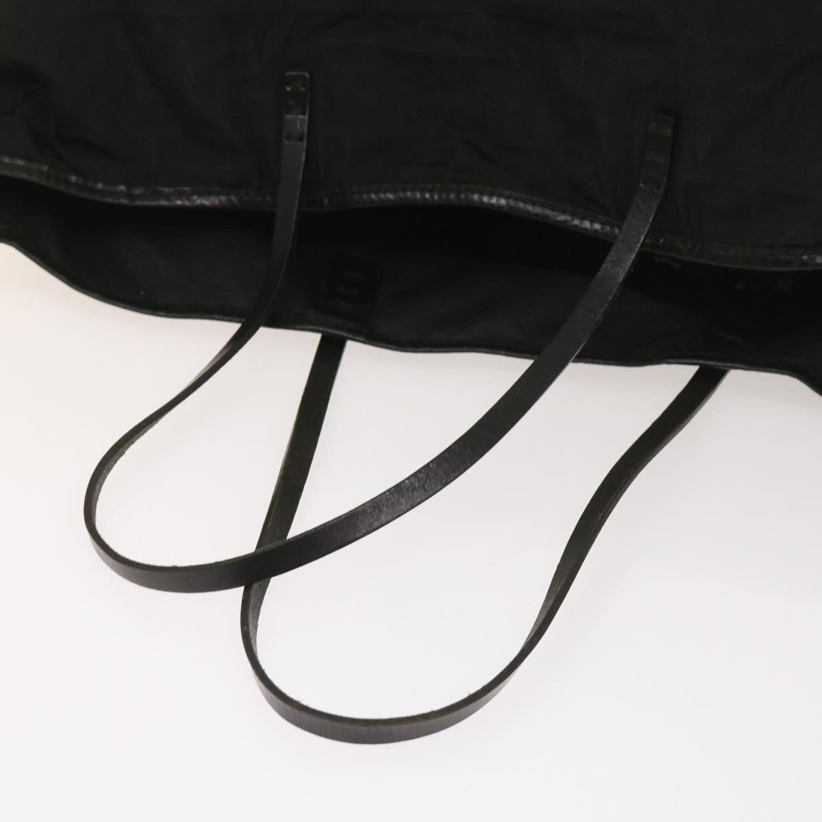 FENDI Zucca Canvas Tote Bag Black yk10394
