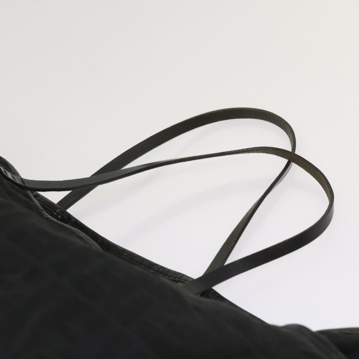 FENDI Zucca Canvas Tote Bag Black yk10394