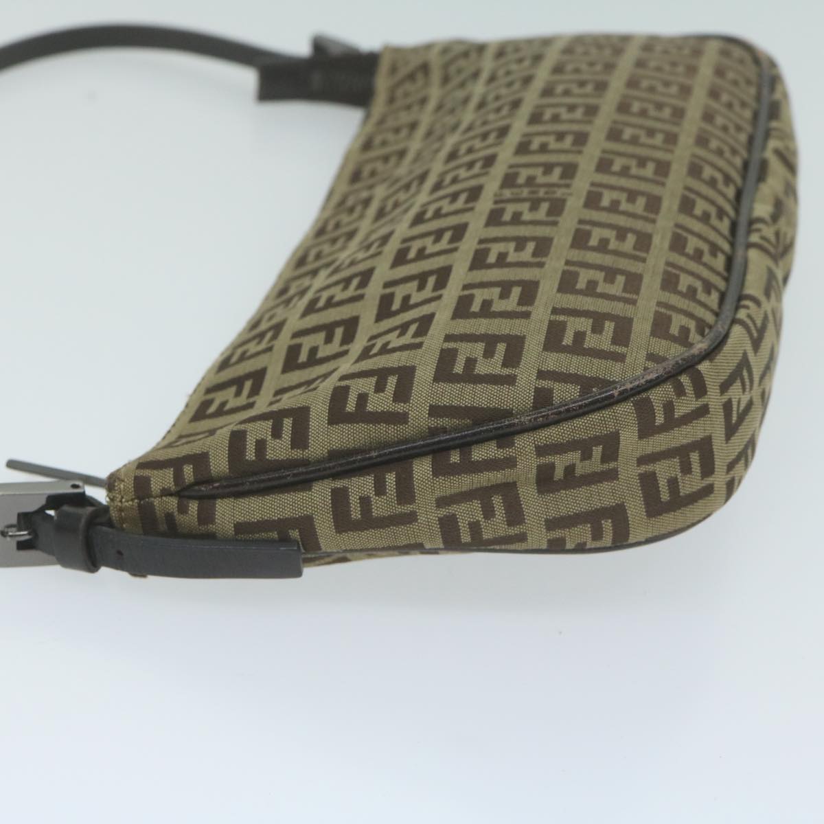 FENDI Zucchino Canvas Accessory Pouch Beige yk10544