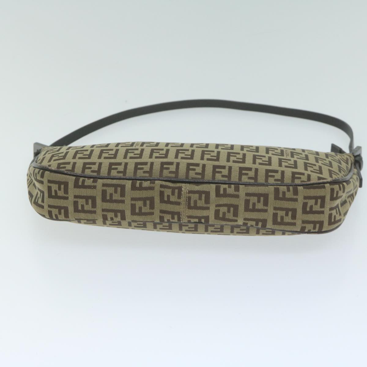 FENDI Zucchino Canvas Accessory Pouch Beige yk10544