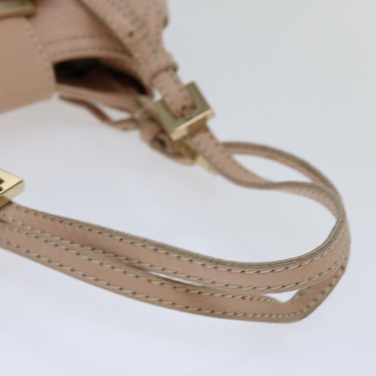 FENDI Hand Bag Leather Pink yk10711