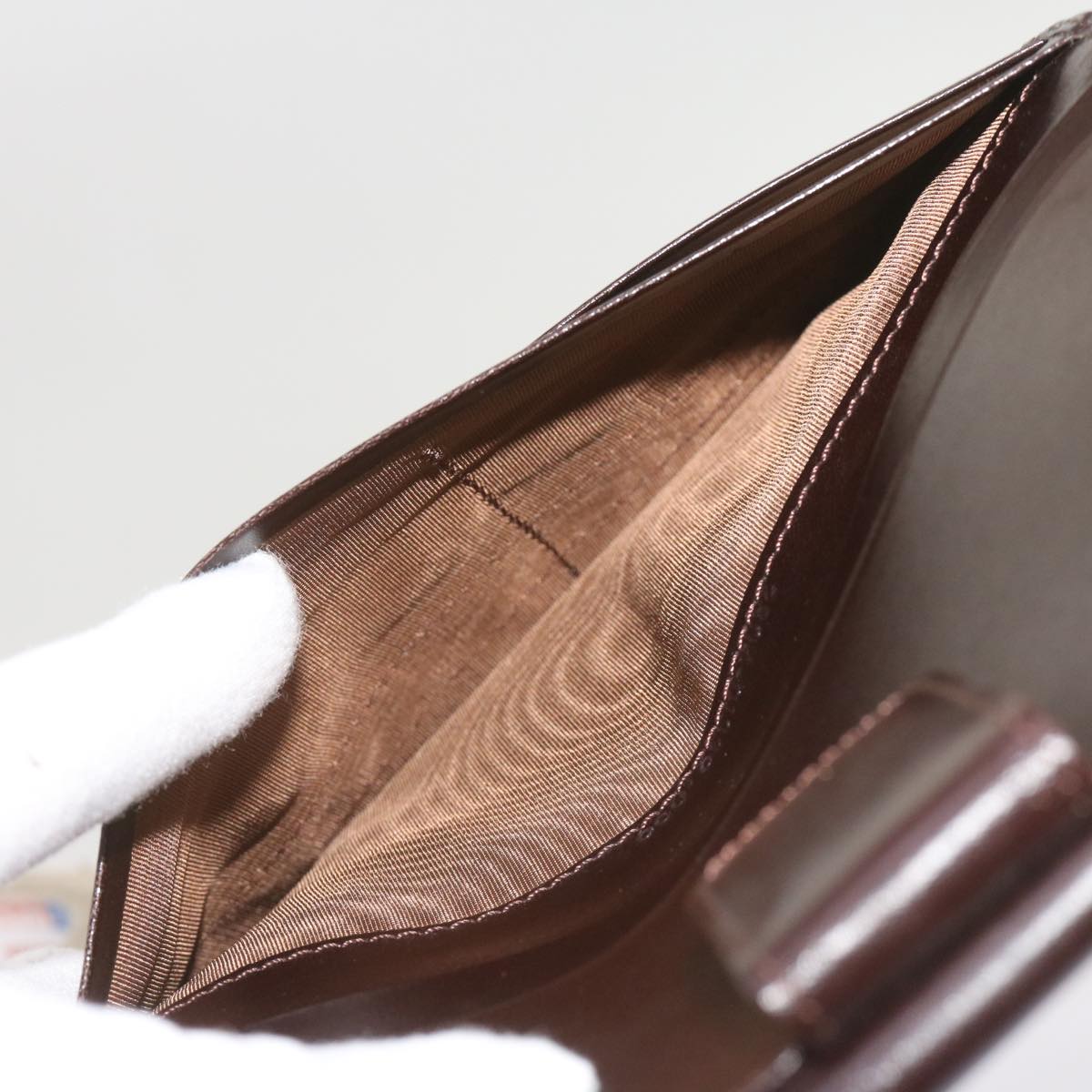 FENDI Zucca Canvas Long Wallet Black Brown yk10736