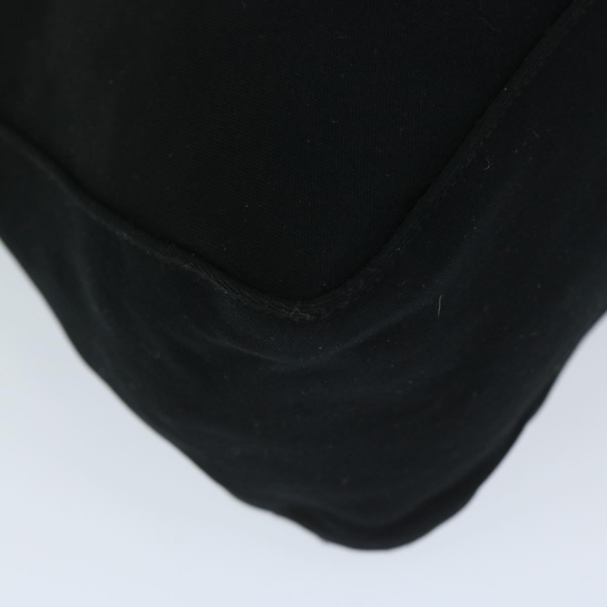 FENDI Mamma Baguette Shoulder Bag Nylon Black yk10749