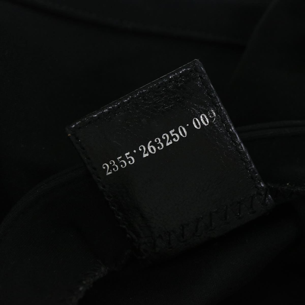 FENDI Mamma Baguette Shoulder Bag Nylon Black yk10749