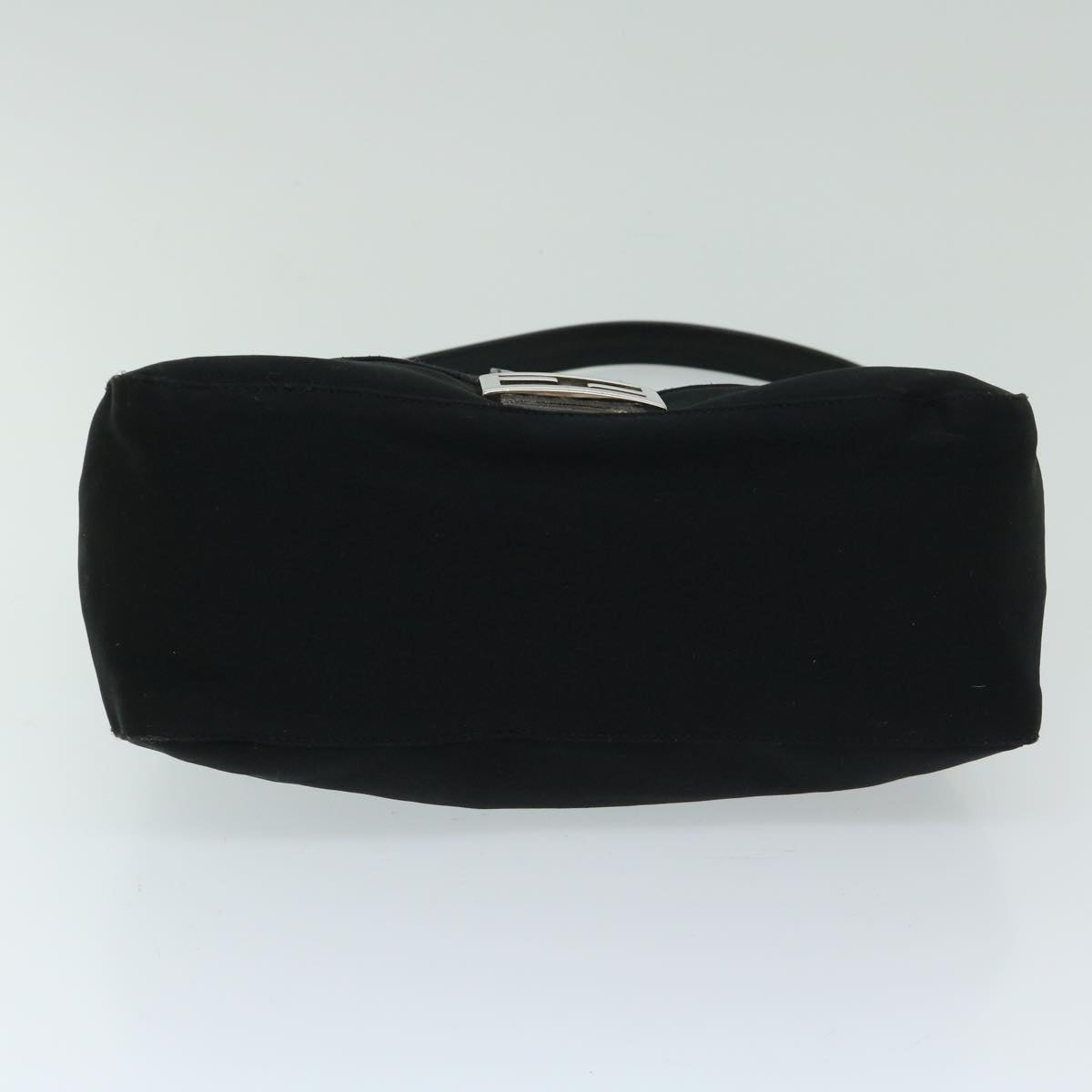 FENDI Mamma Baguette Shoulder Bag Nylon Black yk10749