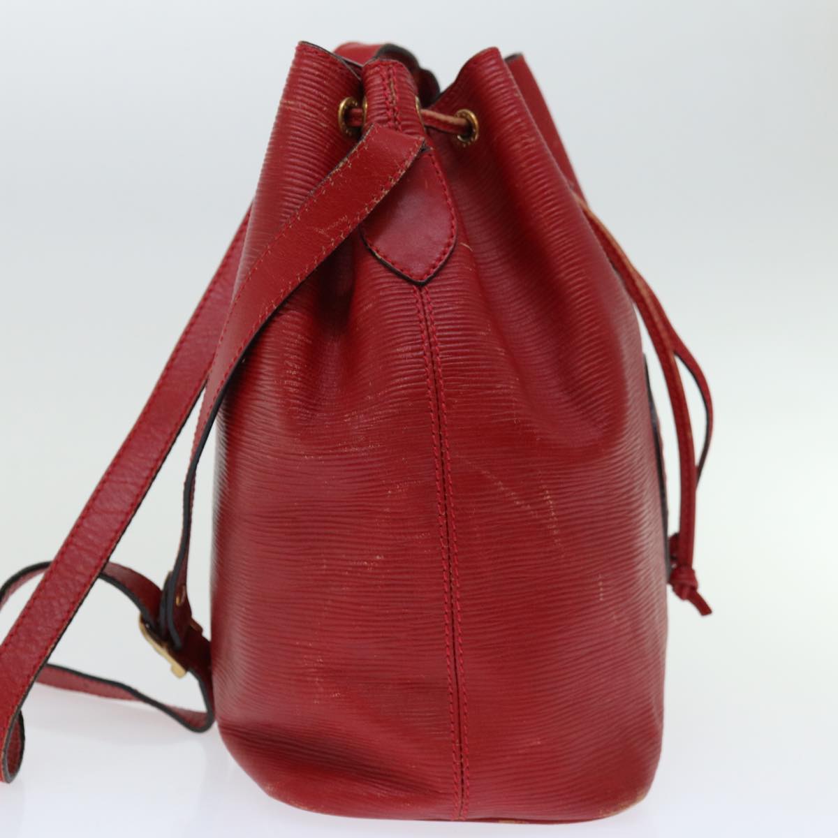 FENDI Shoulder Bag Leather Red yk10770