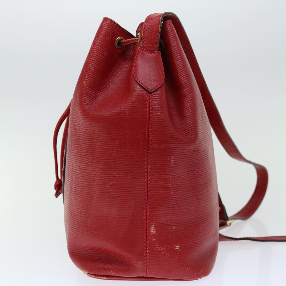 FENDI Shoulder Bag Leather Red yk10770