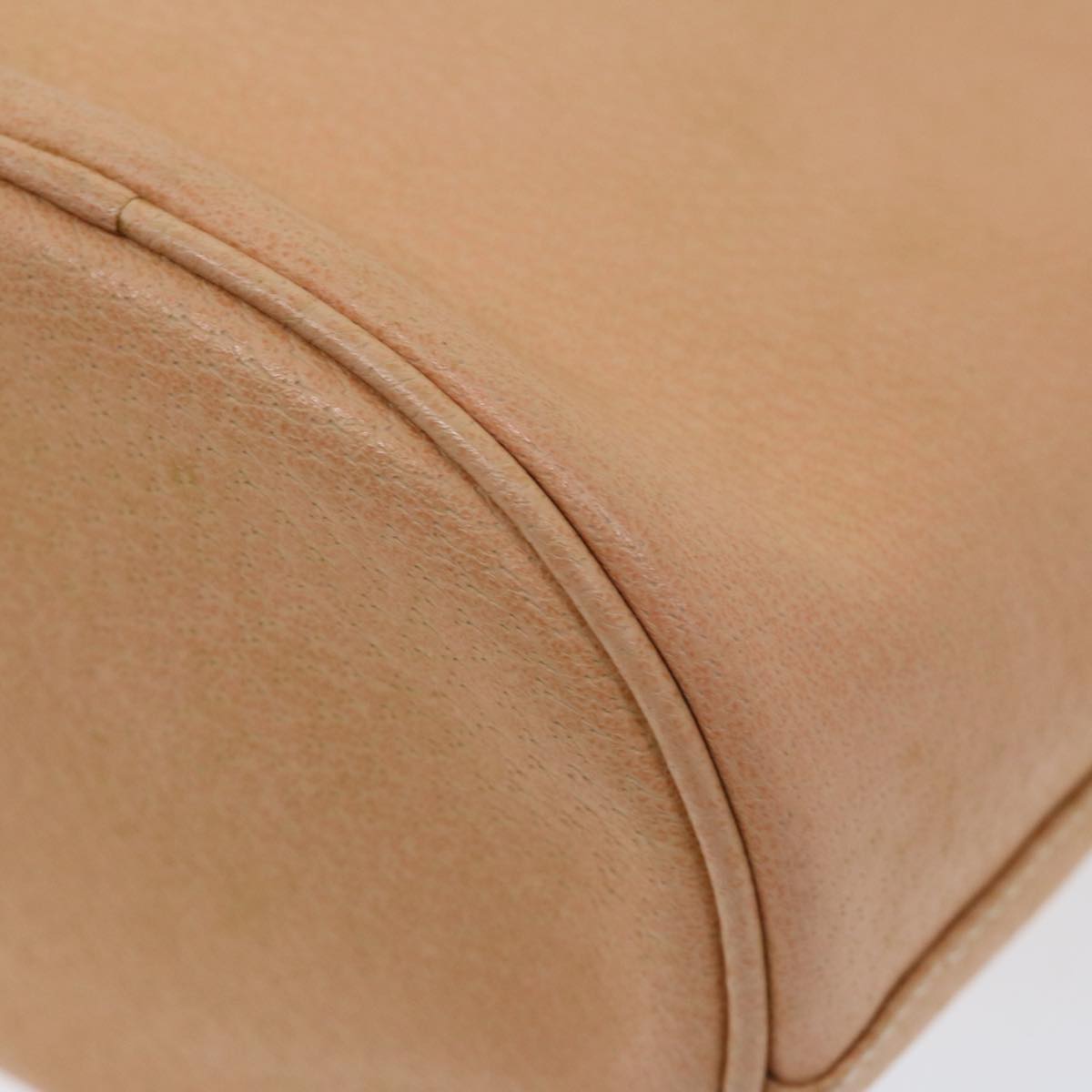 FENDI Mamma Baguette Shoulder Bag Leather Orange yk10805