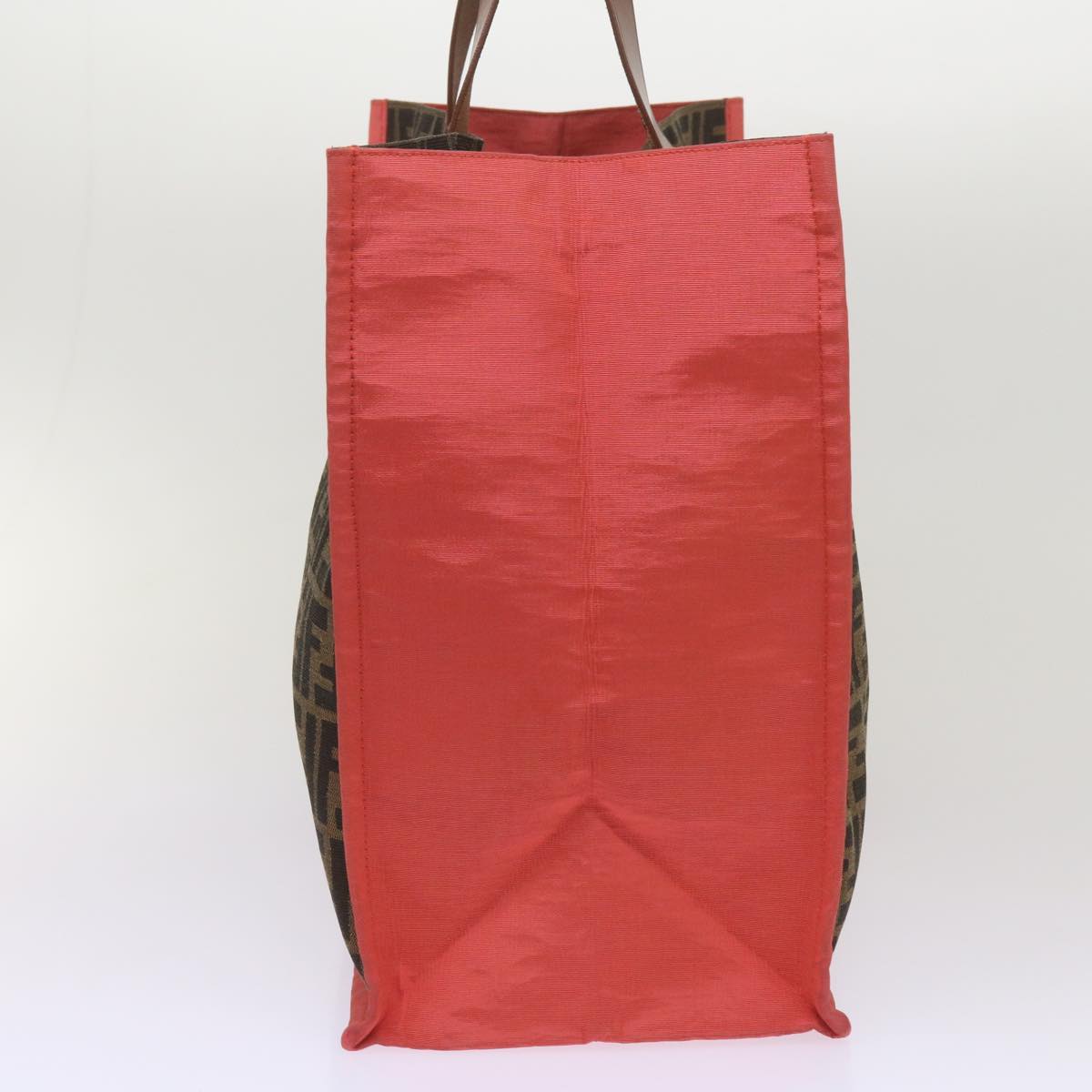 FENDI Zucca Canvas Tote Bag Black Brown yk10891