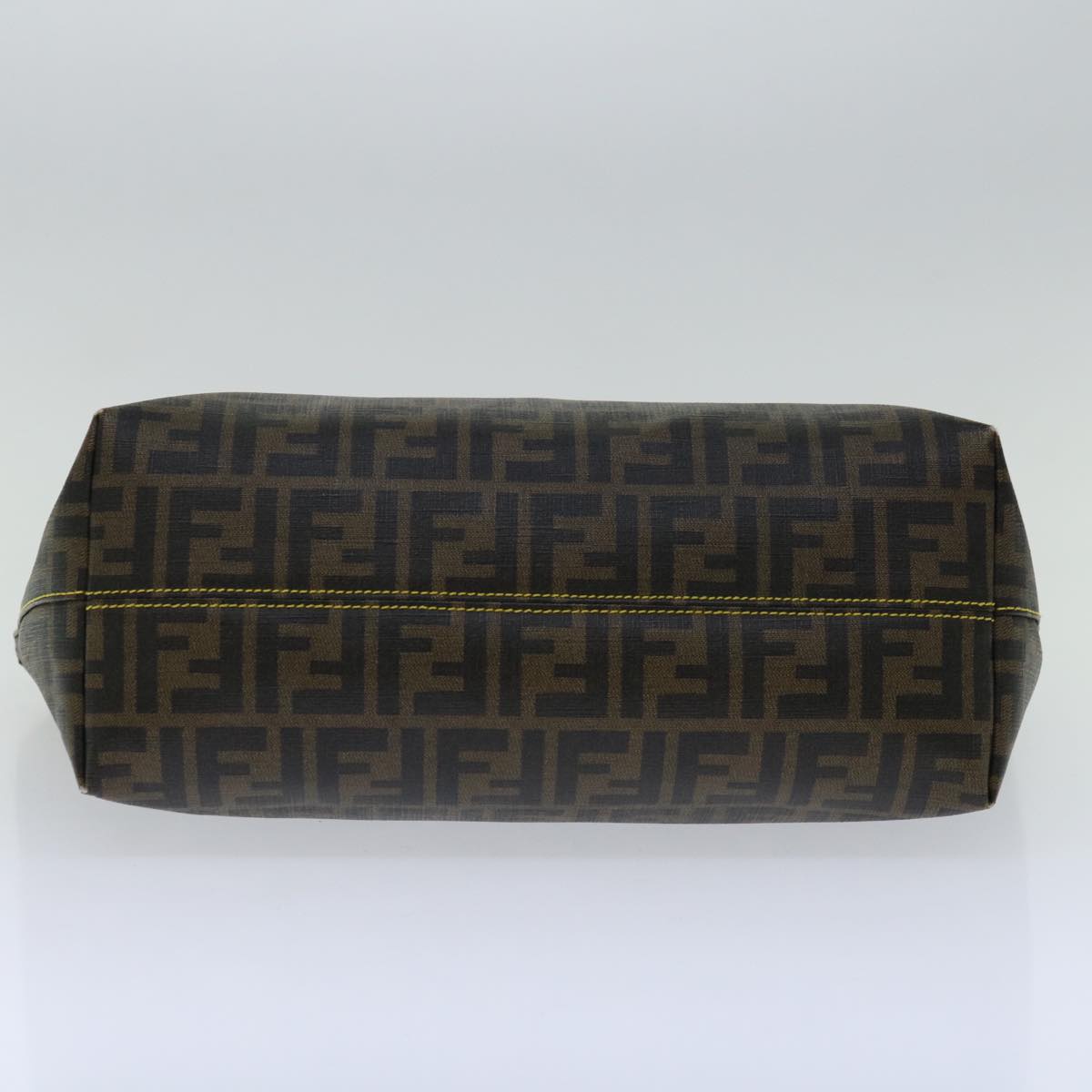FENDI Zucca Canvas Tote Bag Black Brown yk10957