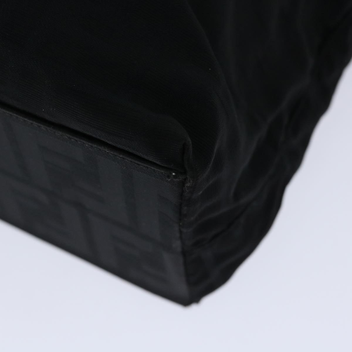 FENDI Zucca Canvas Tote Bag Black yk10976