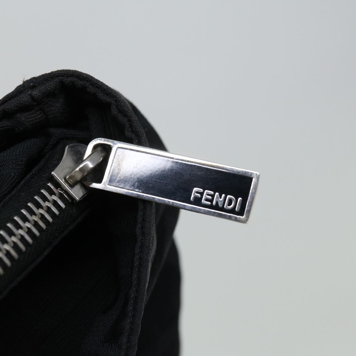 FENDI Zucca Canvas Tote Bag Black yk10976