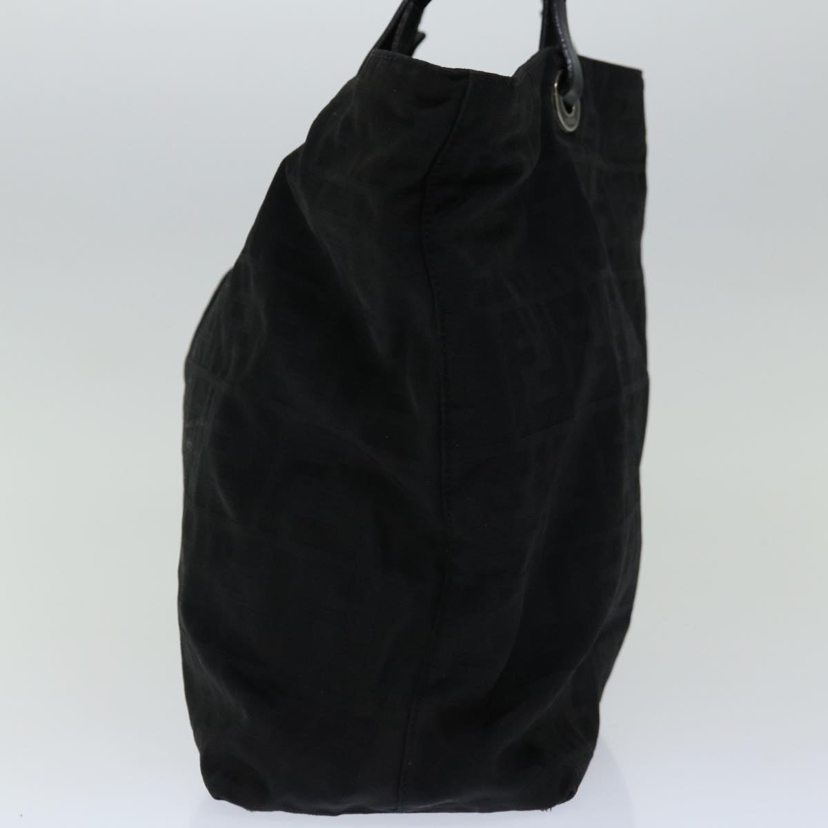 FENDI Zucca Canvas Tote Bag Black yk10976