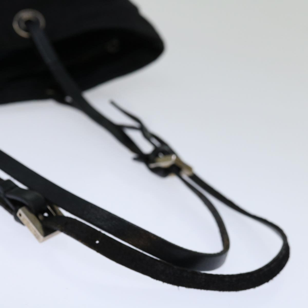 FENDI Zucca Canvas Tote Bag Black yk10976