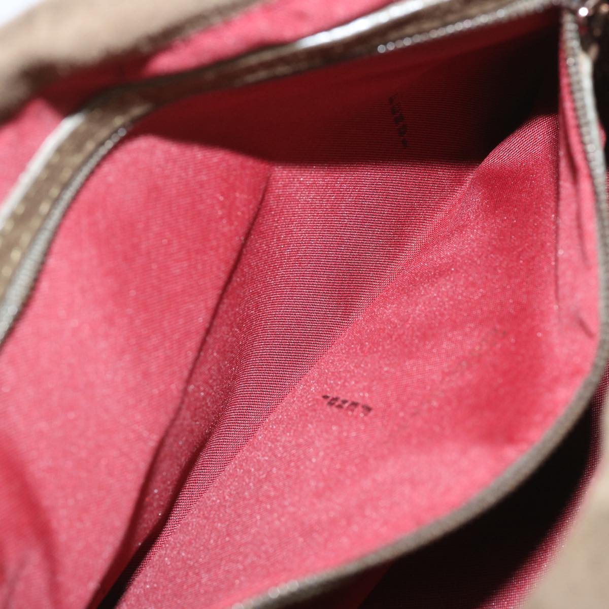 FENDI Mamma Baguette Shoulder Bag Suede Brown yk11030