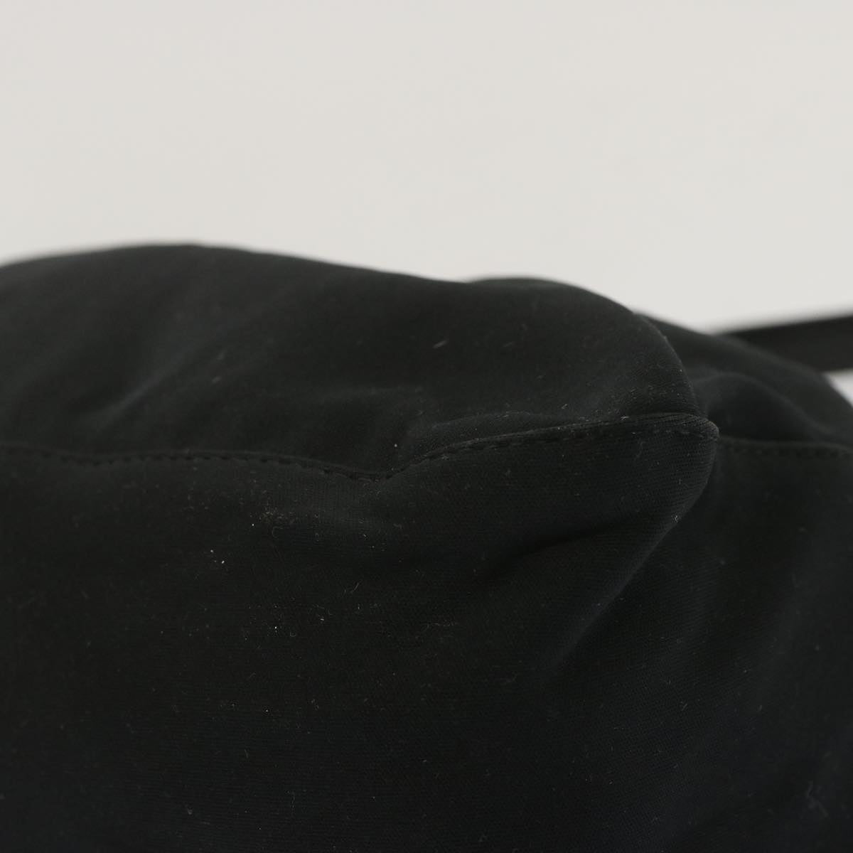 FENDI Mamma Baguette Shoulder Bag Nylon Black