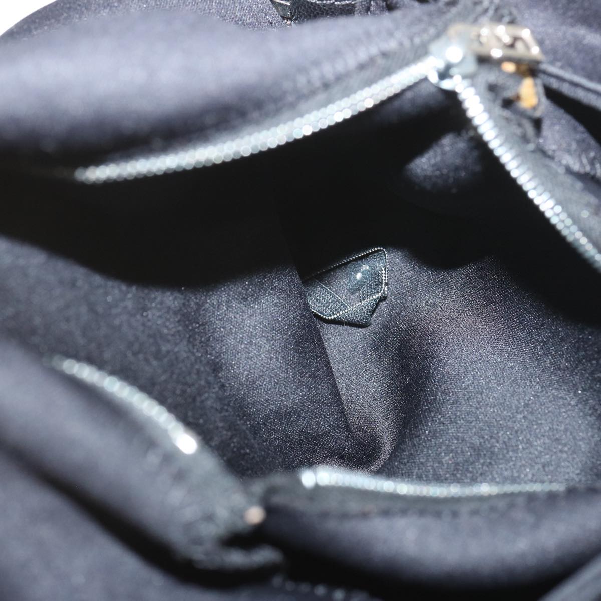 FENDI Mamma Baguette Shoulder Bag Nylon Black