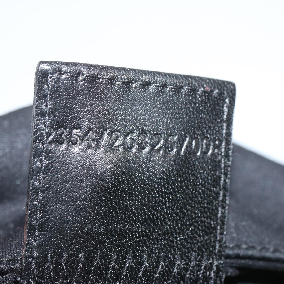 FENDI Mamma Baguette Shoulder Bag Nylon Black
