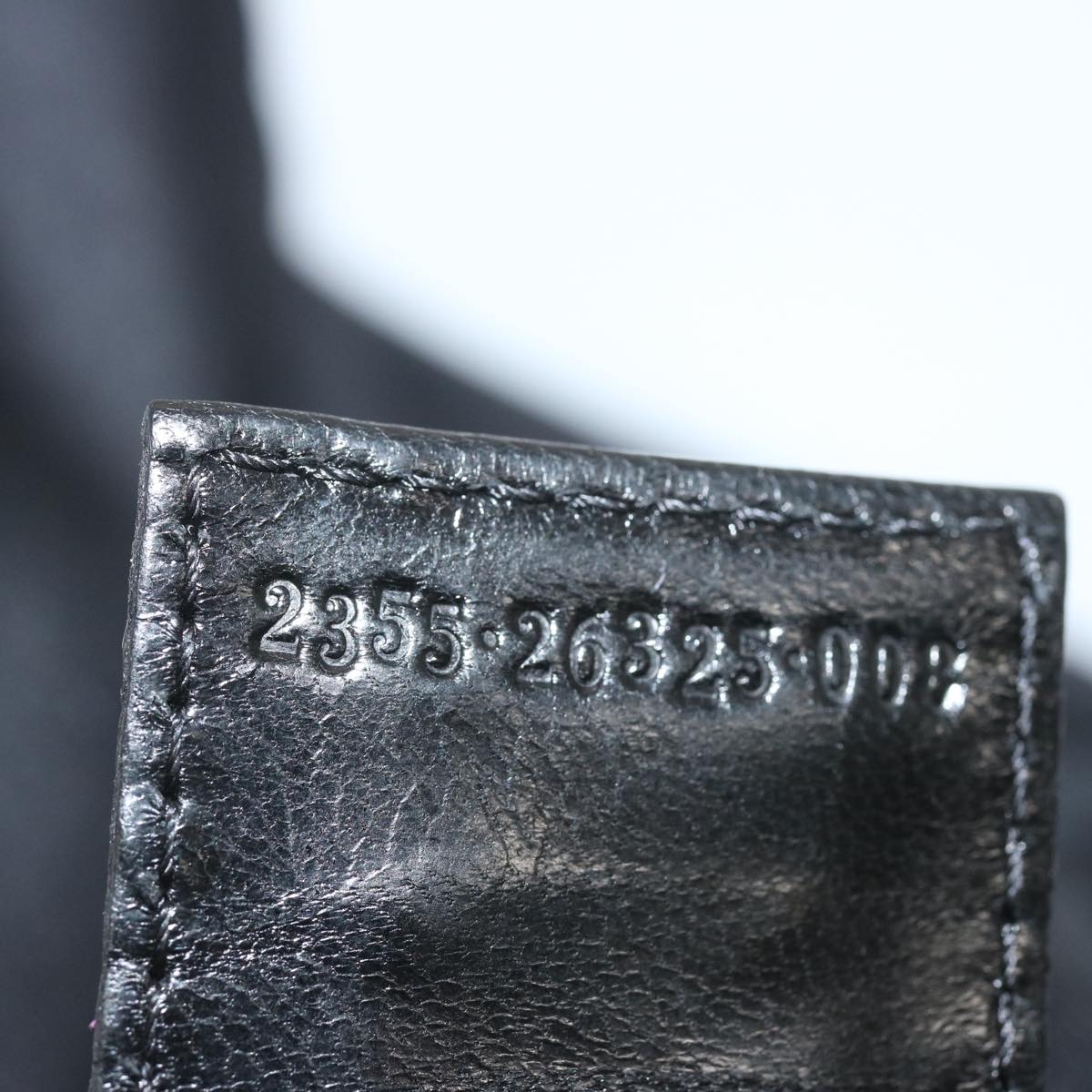 FENDI Mamma Baguette Shoulder Bag Nylon Black yk11070