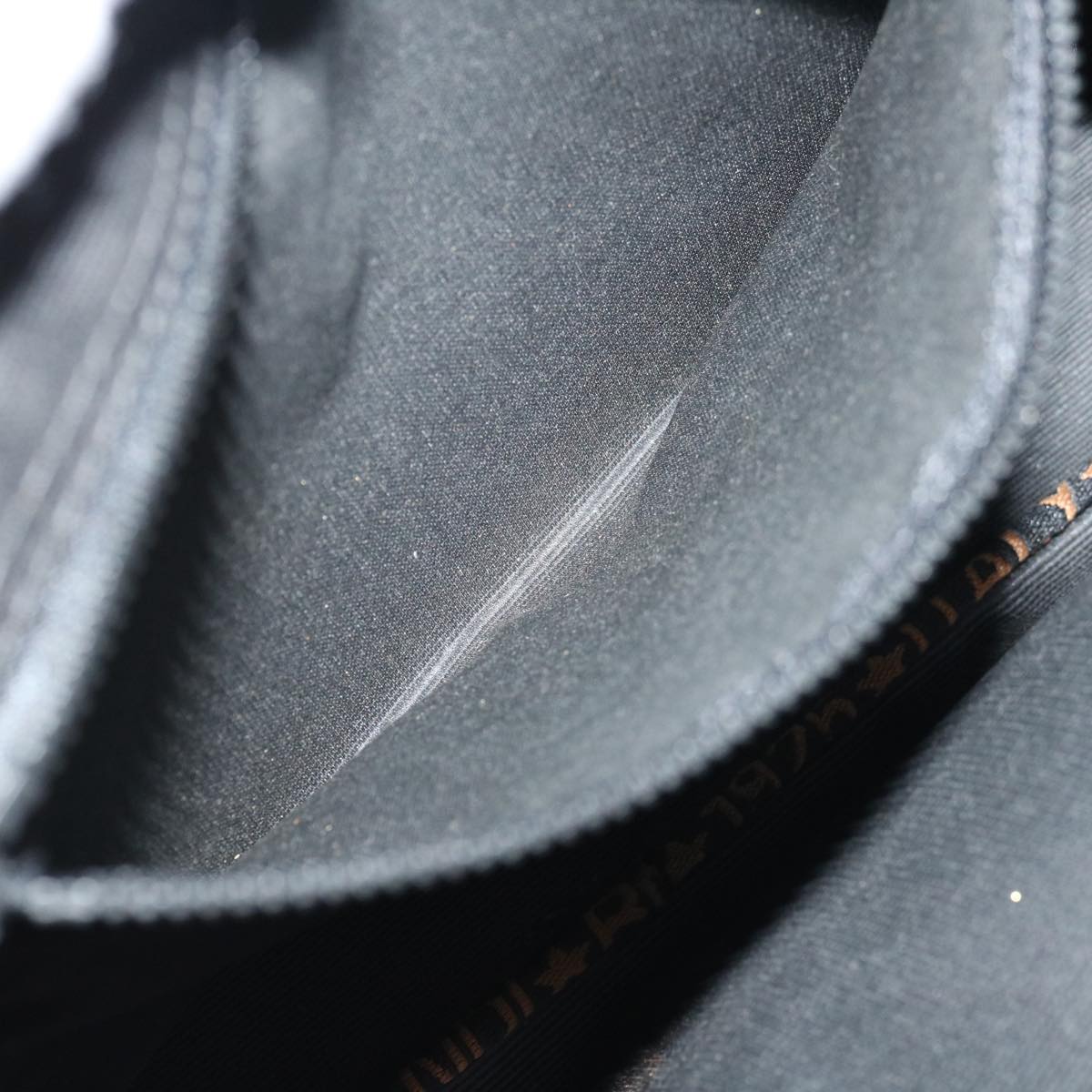 FENDI Hand Bag Canvas Black yk11127