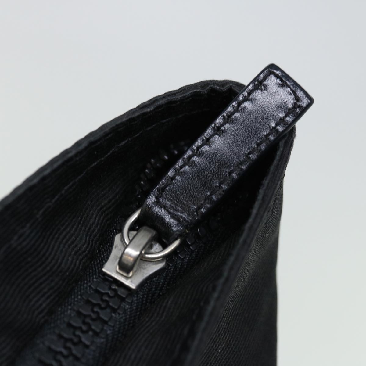 FENDI Hand Bag Canvas Black yk11128