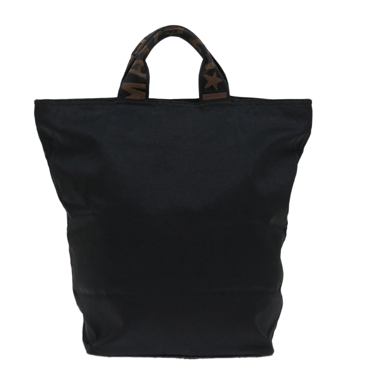 FENDI Hand Bag Canvas Black yk11128