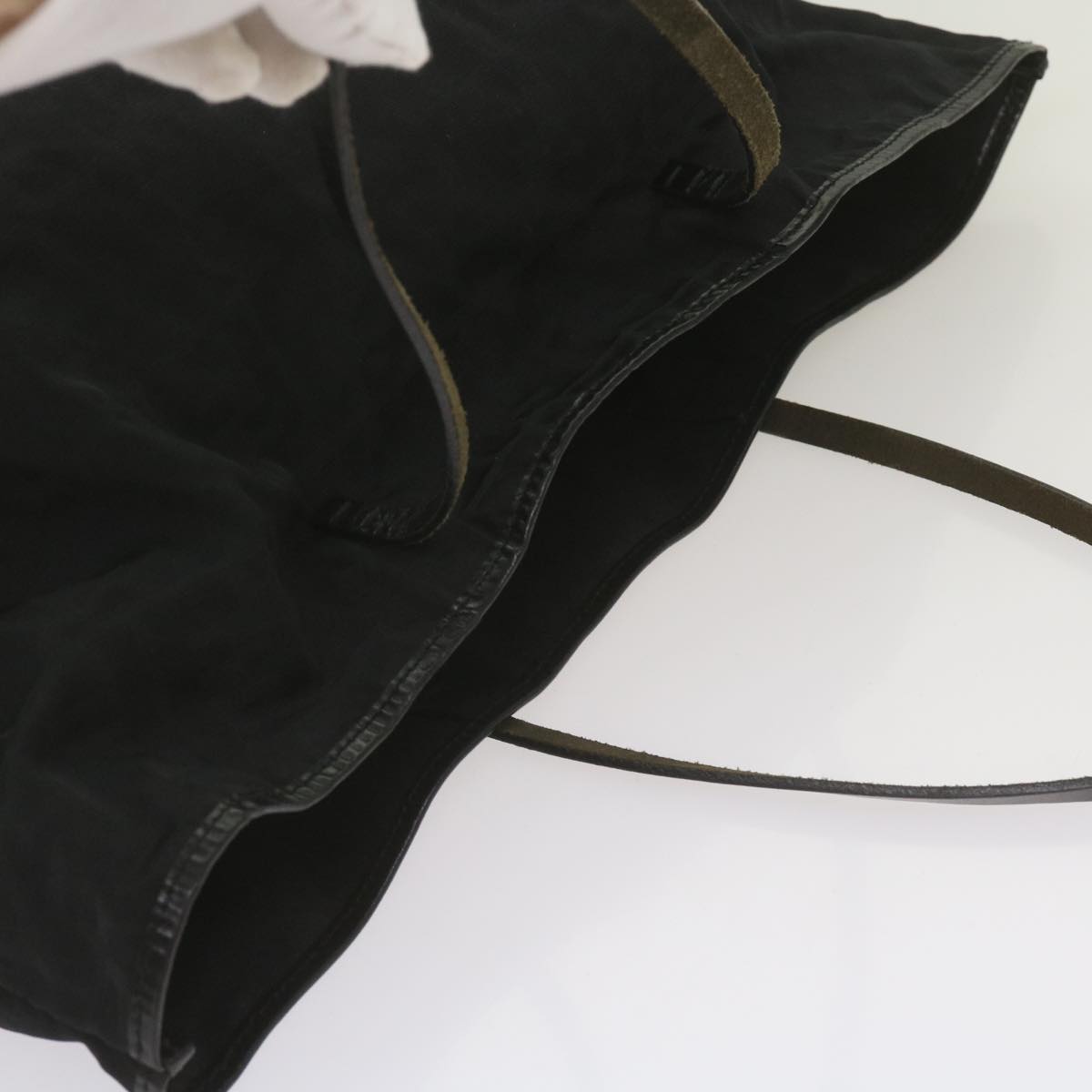 FENDI Zucca Canvas Tote Bag Black yk11259