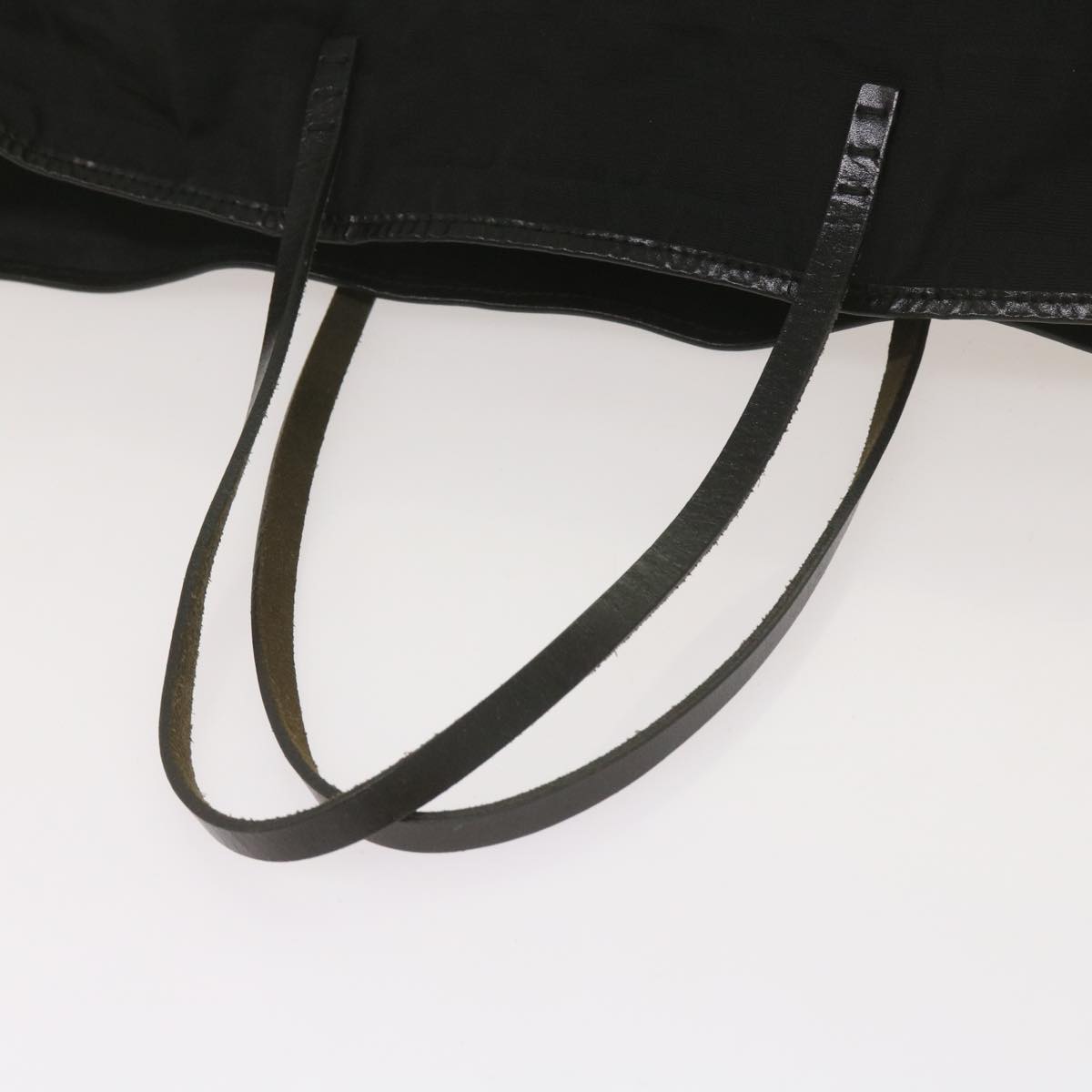 FENDI Zucca Canvas Tote Bag Black yk11259